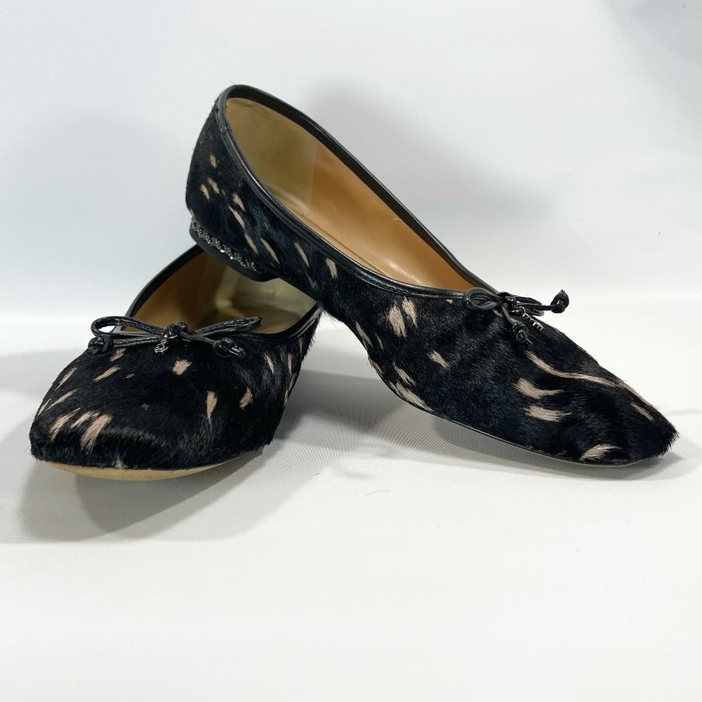 Sam Edelman Marisol Black Multicolor Cowhide flats